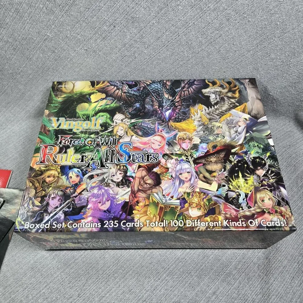 Force Of Will Vingolf Ruler All Stars Trading Card Game Rare Limited Boxed Set